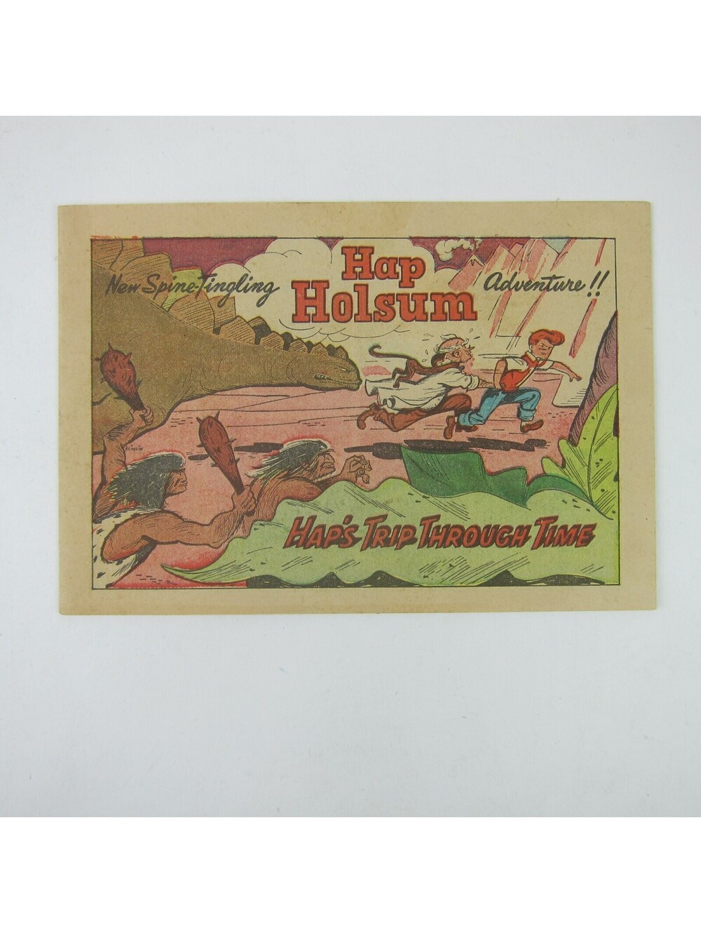 Hap Holsum Trip Through Time Comic Holsum Bakery Co Advertising Vintage 1956